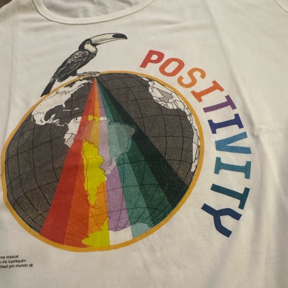 Farm Rio Positivity Tee Shirt- Small. - Picture 5 of 5